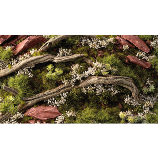 Gamers Grass: White Flowers – 6 mm | Kępki trawy z białymi kwiatami (ok. 70 szt.)